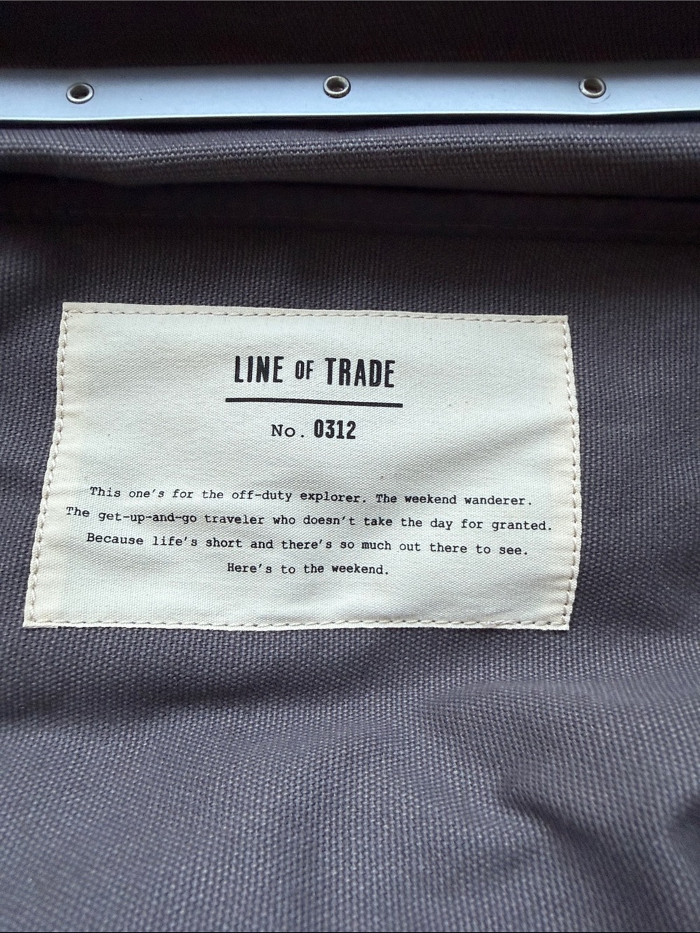 Line of Trade Canvas Weekender Bag - Picture 8 of 12